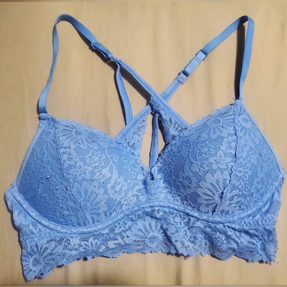 Pink VS lace bralette
